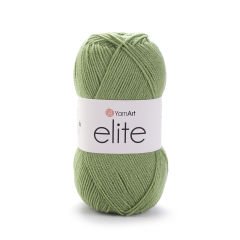 YARNART ELITE - KNITTING YARN LIGHT GREEN - 69
