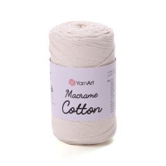 YARNART MACRAME COTTON - MACRAME CORD OFF-WHITE - 752