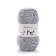 YARNART ELITE - KNITTING YARN LIGHT GREY - 804