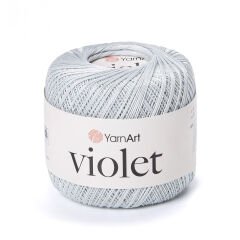 YARNART VIOLET - MERCERIZED LACE YARN ICE BLUE - 54462