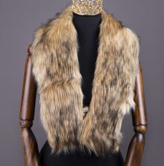 YARNART TUXEDE - FAUX FUR SHAWL VARIEGATED - 06