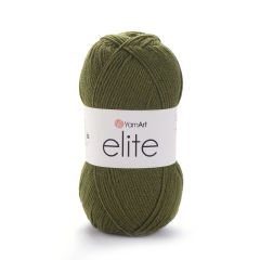 YARNART ELITE - KNITTING YARN OLIVE GREEN - 39