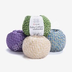 YARNART BABY COTTON MULTICOLOR - MULTICOLOR KNITTING YARN