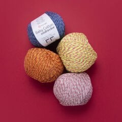 YARNART BABY COTTON MULTICOLOR - MULTICOLOR KNITTING YARN