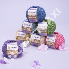 YARNART BABY COTTON MULTICOLOR - MULTICOLOR KNITTING YARN