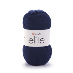 YARNART ELITE - KNITTING YARN NAVY - 227