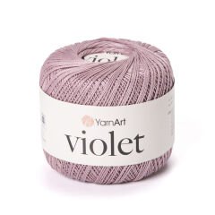 YARNART VIOLET - MERCERIZED LACE YARN LIGHT LILAC - 4931