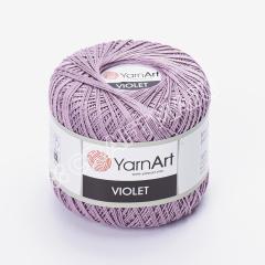 YARNART VIOLET - MERCERIZED LACE YARN LIGHT LILAC - 4931