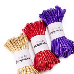 YARNART SHINYMALLOW - KNITTING YARN RED - 5409