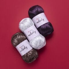 YARNART MELODY - SHINY KNITTING YARN