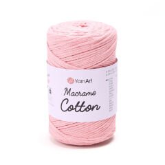 YARNART MACRAME COTTON - MACRAME CORD POWDER PINK - 767