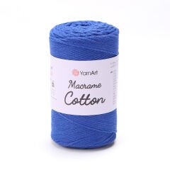 YARNART MACRAME COTTON - MACRAME CORD SAXE BLUE - 772