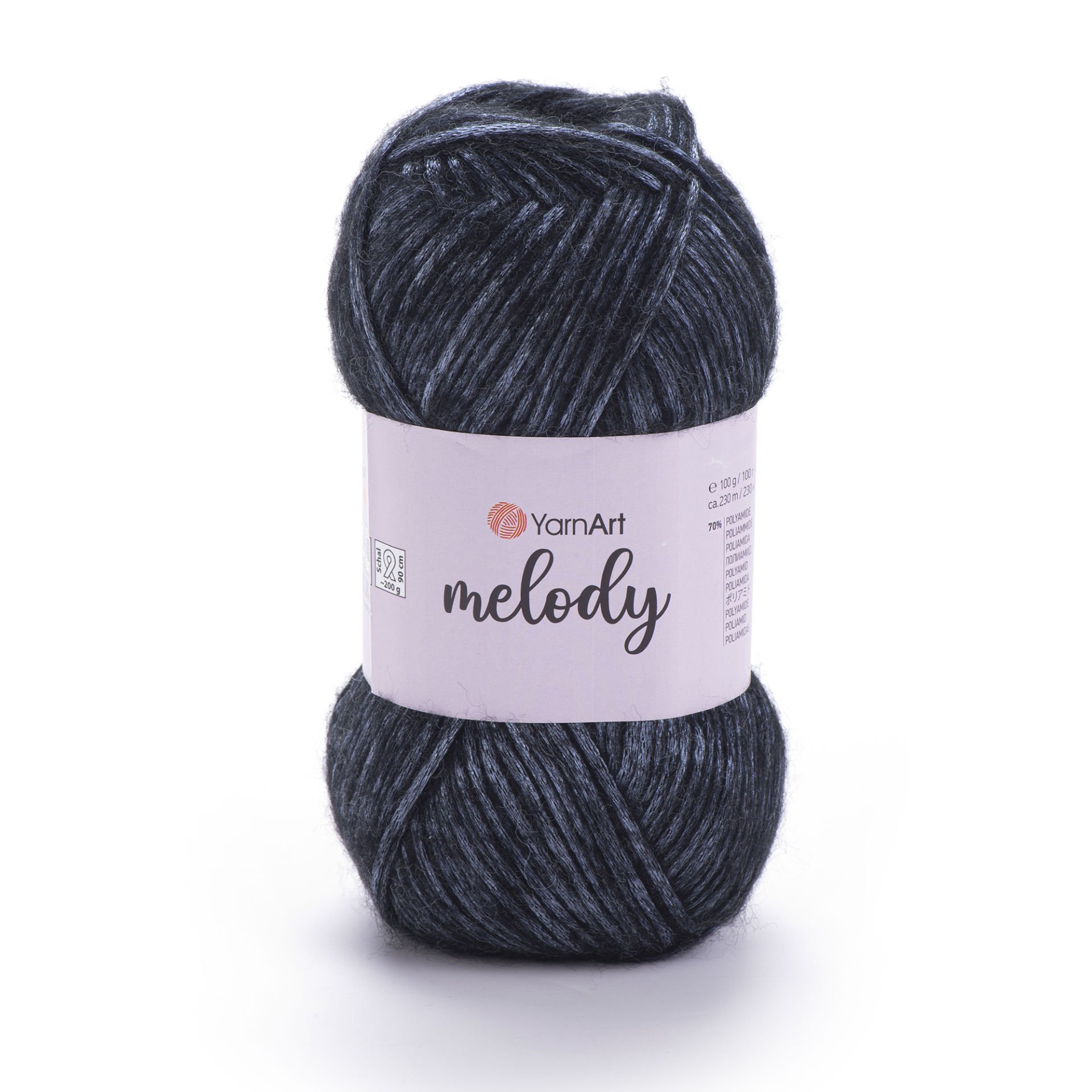 YARNART MELODY - SHINY KNITTING YARN NAVY - 884
