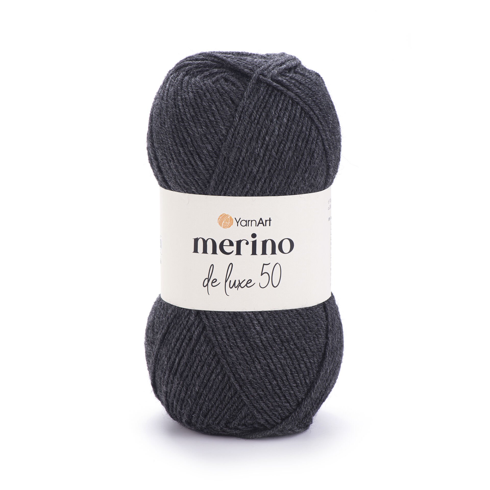 YARNART MERINO DE LUXE 50 - KNITTING YARN ANTHRACITE - 359