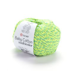 YARNART BABY COTTON MULTICOLOR - MULTICOLOR KNITTING YARN VARIEGATED - 5213