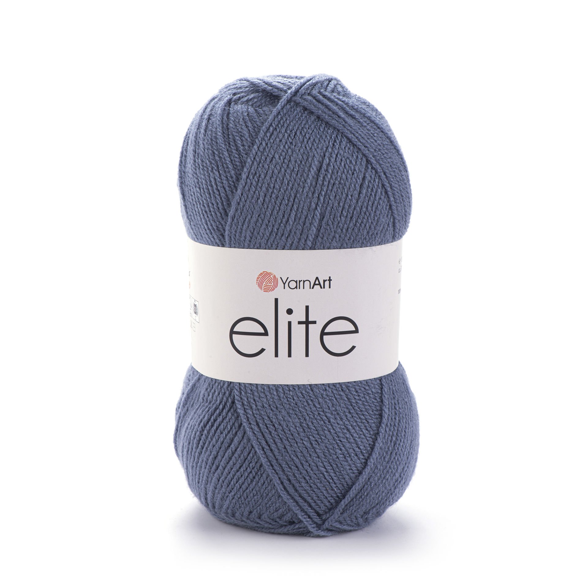 YARNART ELITE - KNITTING YARN BLUE-GREY - 842