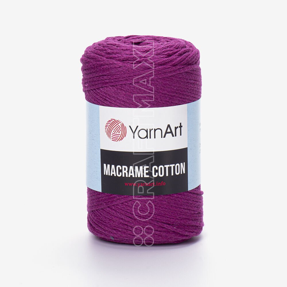 YARNART MACRAME COTTON - MACRAME CORD CHERRY RED - 777