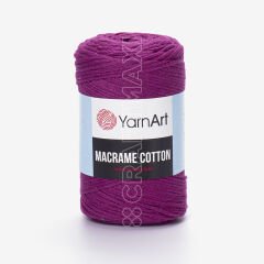 YARNART MACRAME COTTON - MACRAME CORD CHERRY RED - 777