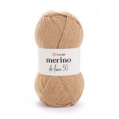 YARNART MERINO DE LUXE 50 - KNITTING YARN BEIGE - 511