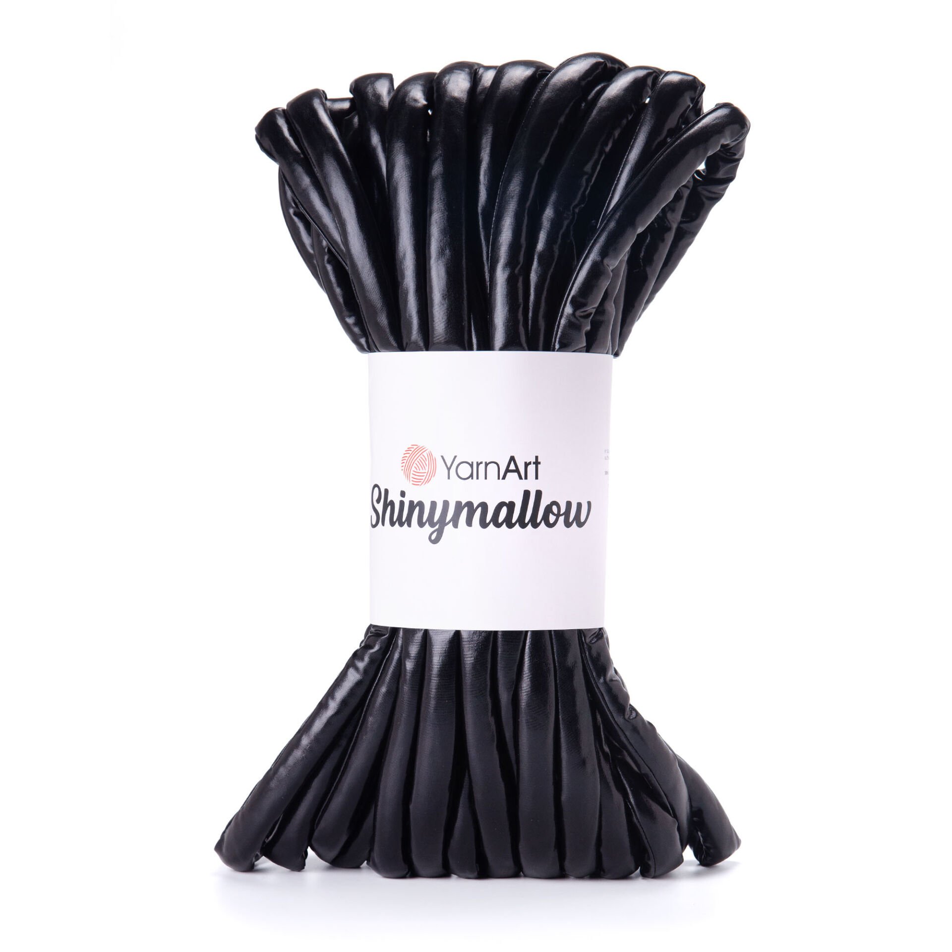 YARNART SHINYMALLOW - KNITTING YARN BLACK - 5411