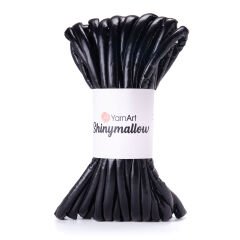 YARNART SHINYMALLOW - KNITTING YARN BLACK - 5411