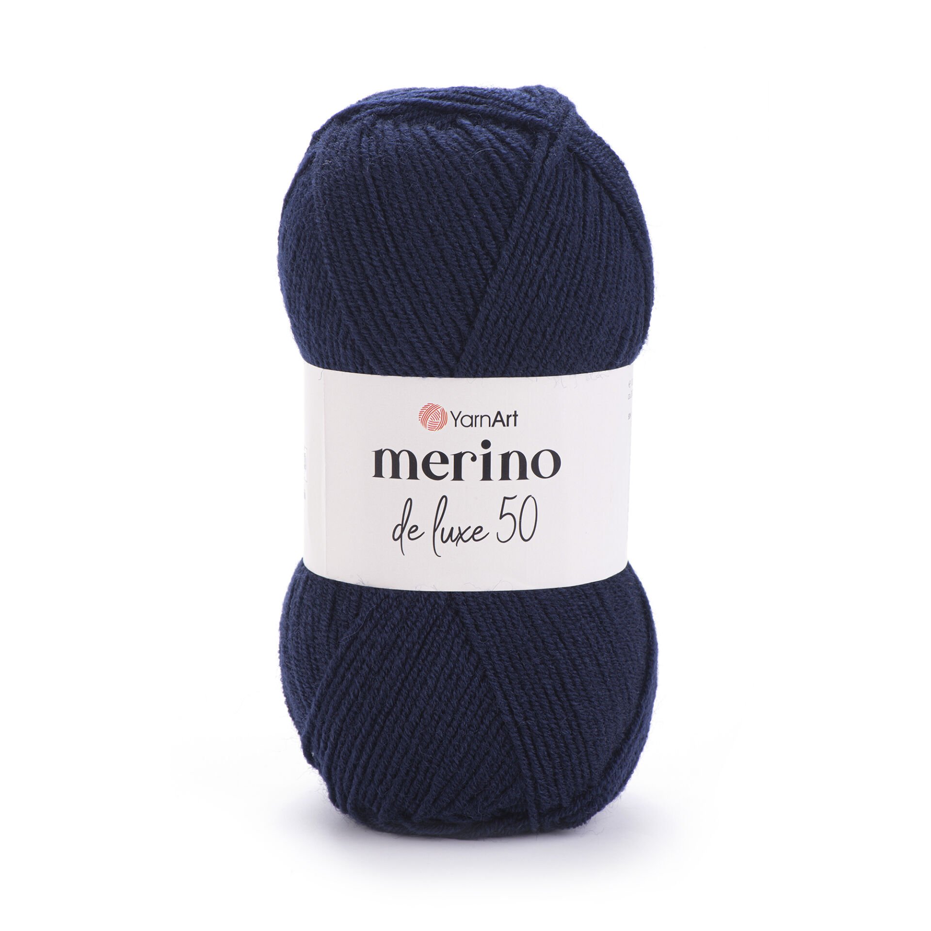 YARNART MERINO DE LUXE 50 - KNITTING YARN NAVY - 583