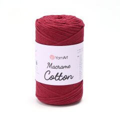 YARNART MACRAME COTTON - MACRAME CORD CLARET - 781