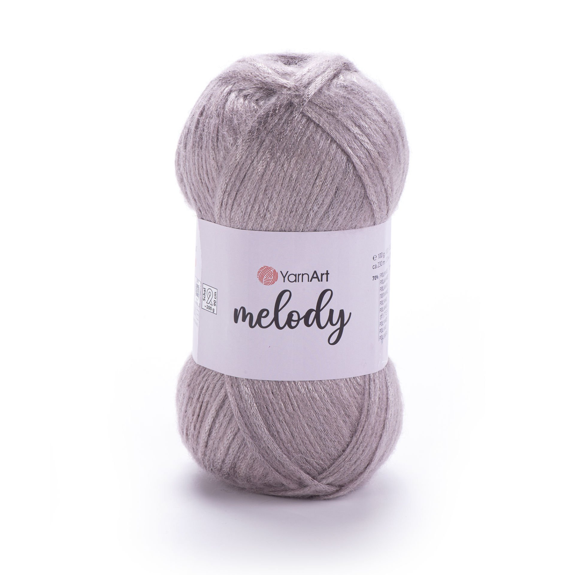 YARNART MELODY - SHINY KNITTING YARN POWDER PINK - 891