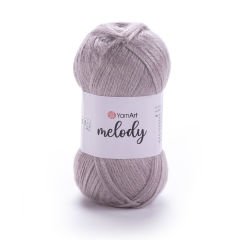 YARNART MELODY - SHINY KNITTING YARN POWDER PINK - 891