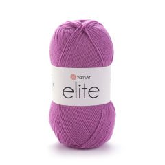 YARNART ELITE - KNITTING YARN DARK PINK - 849