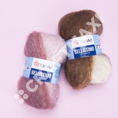 YARNART BELLISSIMO - MULTICOLOR KNITTING YARN VARIEGATED - 1411