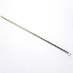 METAL TUNISIAN CROCHET HOOK 25 CM 4 MM - GREEN