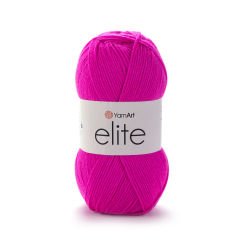 YARNART ELITE - KNITTING YARN NEON PINK - 174