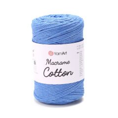 YARNART MACRAME COTTON - MACRAME CORD DARK BLUE - 786