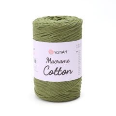 YARNART MACRAME COTTON - MACRAME CORD OLIVE GREEN - 787
