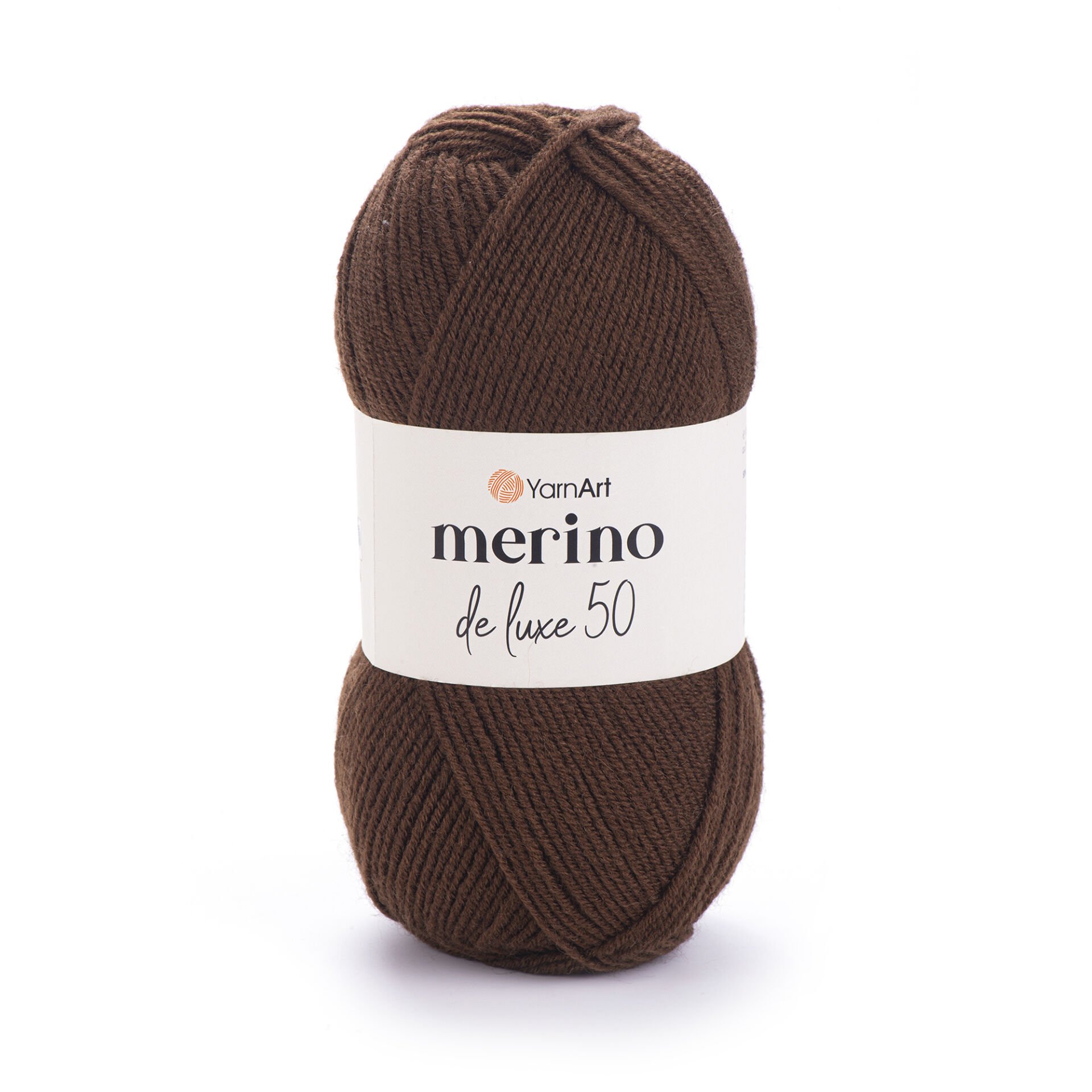 YARNART MERINO DE LUXE 50 - KNITTING YARN REDDISH BROWN - 3067
