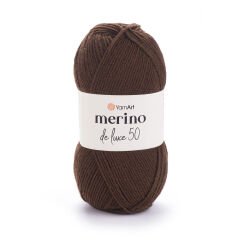 YARNART MERINO DE LUXE 50 - KNITTING YARN REDDISH BROWN - 3067
