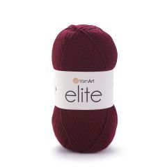 YARNART ELITE - KNITTING YARN CHERRY RED - 577