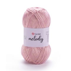 YARNART MELODY - SHINY KNITTING YARN PINK - 897