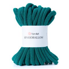 YARNART SPARKMALLOW - KNITTING YARN GREEN - 6306