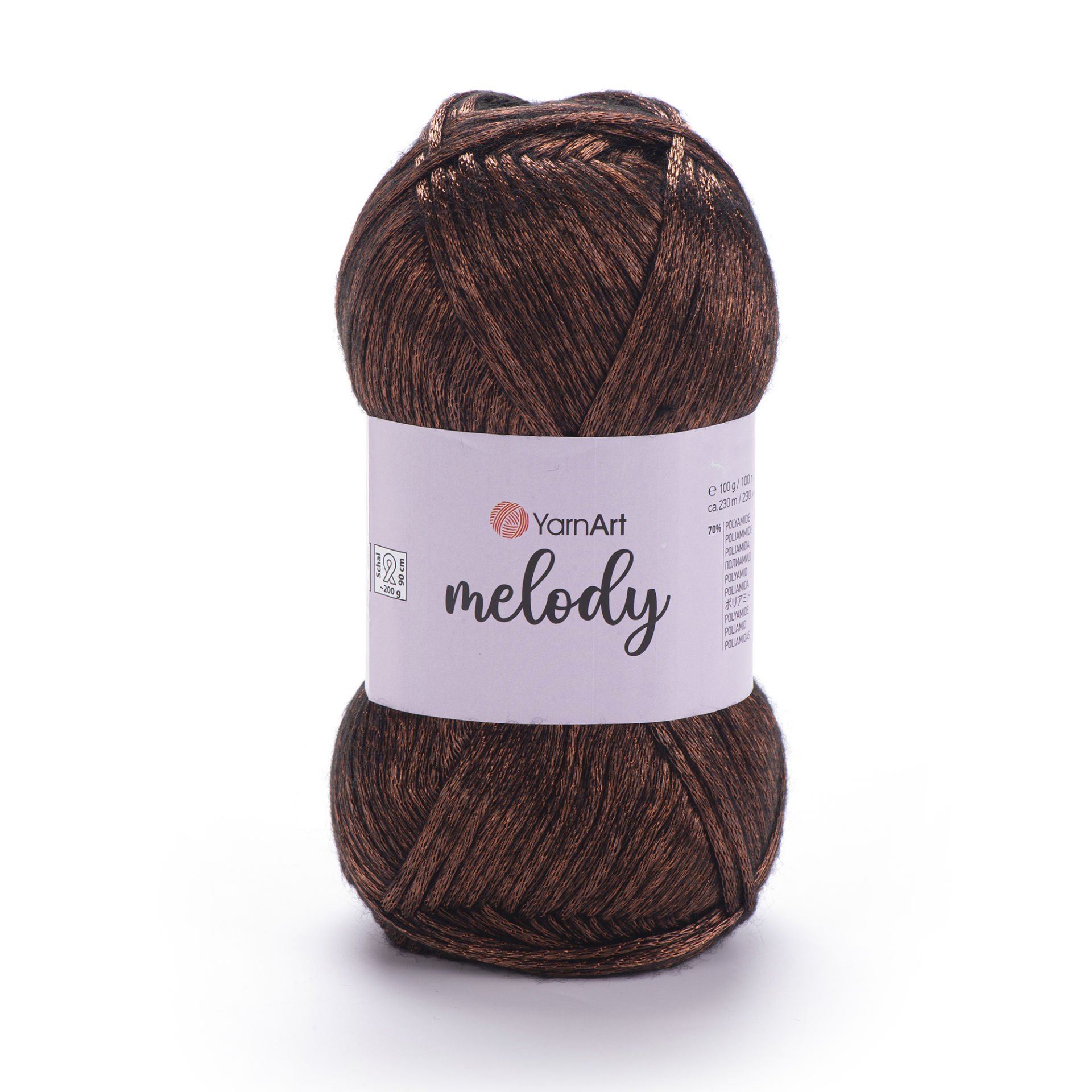 YARNART MELODY - SHINY KNITTING YARN COPPER - 899