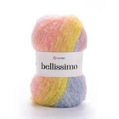 YARNART BELLISSIMO - MULTICOLOR KNITTING YARN VARIEGATED - 1409