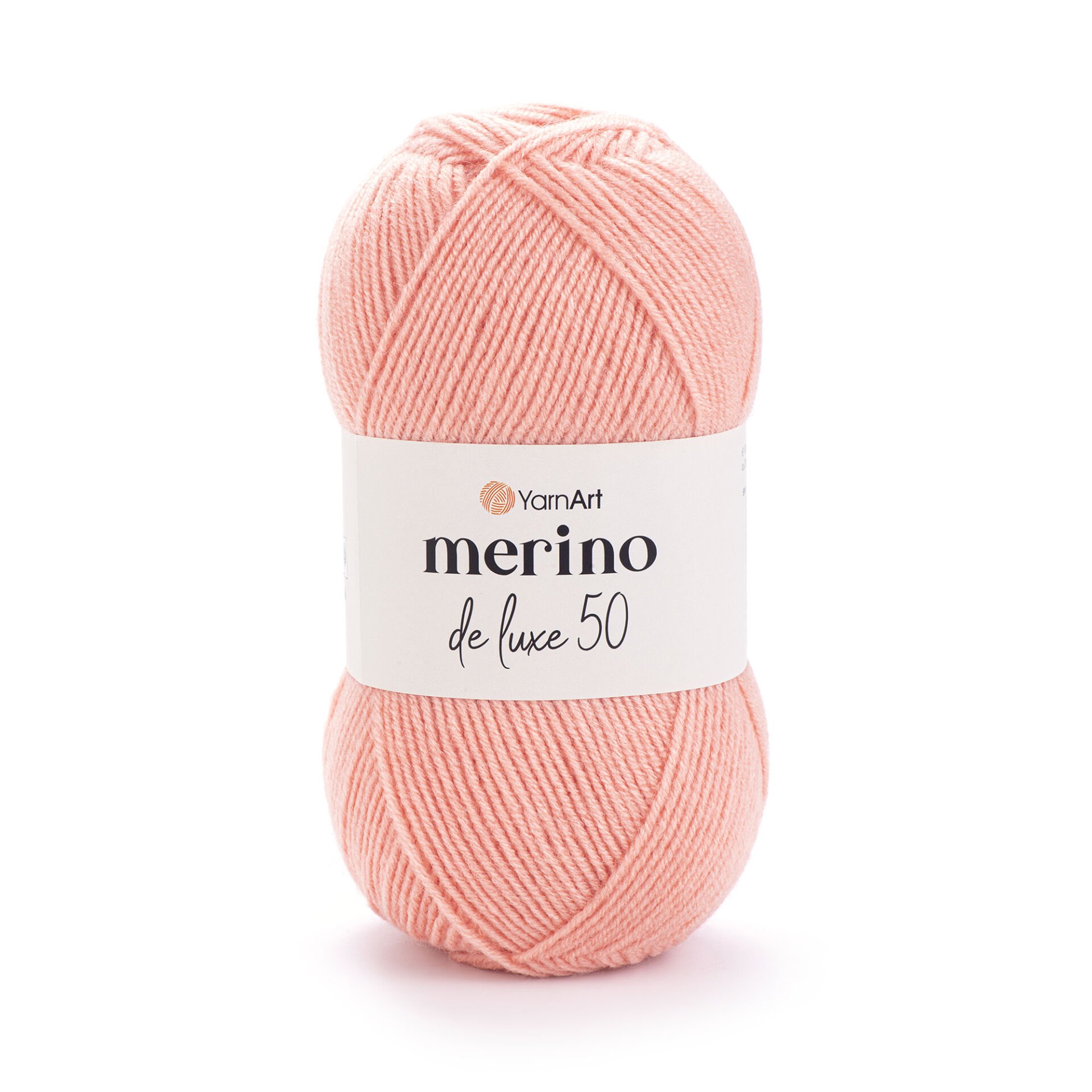 YARNART MERINO DE LUXE 50 - KNITTING YARN PINKISH ORANGE - 565