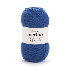 YARNART MERINO DE LUXE 50 - KNITTING YARN PETROL BLUE - 551