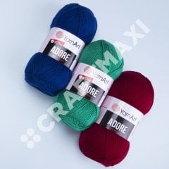 YARNART ADORE - ANTI-PILLING KNITTING YARN ICE GREY - 346