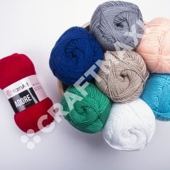 YARNART ADORE - ANTI-PILLING KNITTING YARN ICE GREY - 346