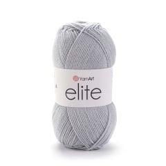 YARNART ELITE - KNITTING YARN ICE GREY - 855