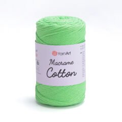 YARNART MACRAME COTTON - MACRAME CORD NEON GREEN - 802