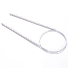 STEEL WIRED CIRCULAR TUNISIAN CROCHET HOOK 80 CM 3.5 MM