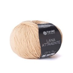 YARNART LANA ATTRAENTE - KNITTING YARN BEIGE - 6604